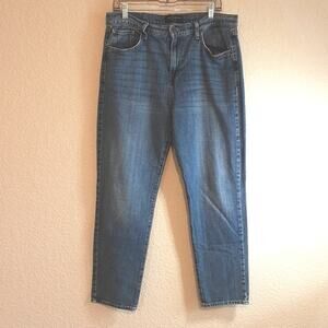Lucky Brand Mid-Rise Authentic Straight Leg Medium Wash Cotton Denim Jeans 12/31